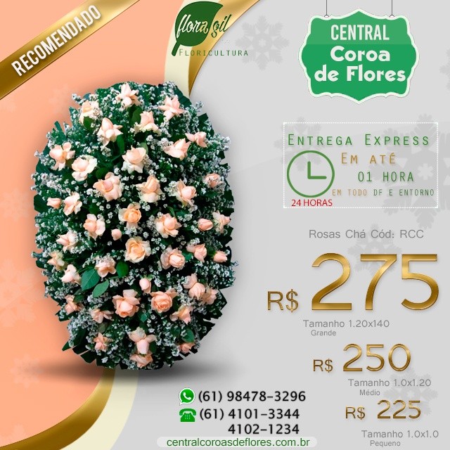 Foto 1 - Coroa de flores- brasÍlia df